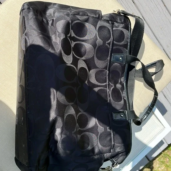 Coach Black Signature Tote - Picture 6 of 16